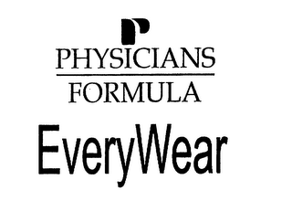 P PHYSICIANS FORMULA EVERYWEAR logo