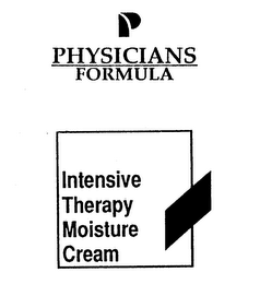 P PHYSICIANS FORMULA INTENSIVE THERAPY MOISTURE CREAM logo