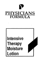 P PHYSICIANS FORMULA INTENSIVE THERAPY MOISTURE LOTION logo