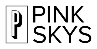 P PINK SKYS logo