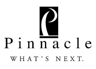 P PINNACLE WHAT'S NEXT. logo