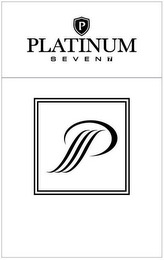 P PLATINUM SEVEN 7 P logo