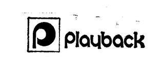 P PLAYBACK logo
