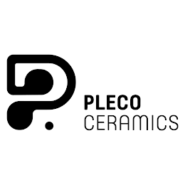 P PLECO CERAMICS logo