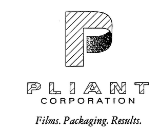 P PLIANT CORPORATION FILMS. PACKAGING. RESULTS. logo
