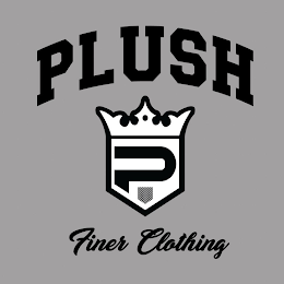 P PLUSH FINER CLOTHING logo