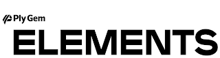 P PLY GEM ELEMENTS logo