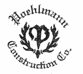 P POEHLMANN CONSTRUCTION CO. logo