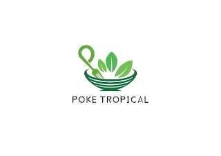 P POKE TROPICAL logo