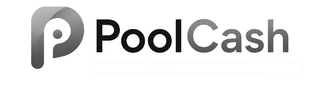 "P" "POOLCASH" logo