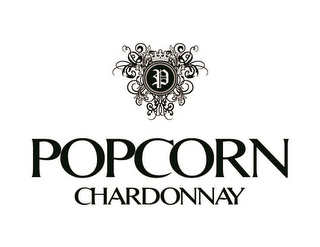P POPCORN CHARDONNAY logo