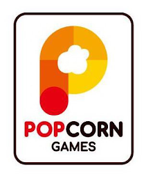 P POPCORN GAMES logo