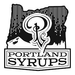 P PORTLAND SYRUPS logo