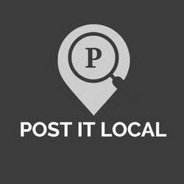 P POST IT LOCAL logo