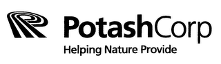 P POTASHCORP HELPING NATURE PROVIDE logo