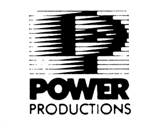 P POWER PRODUCTIONS logo
