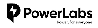 P POWERLABS POWER, FOR EVERYONE logo