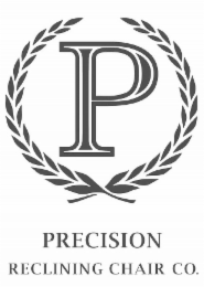 P PRECISION RECLINING CHAIR CO. logo