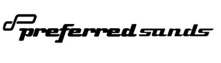 P PREFERRED SANDS logo