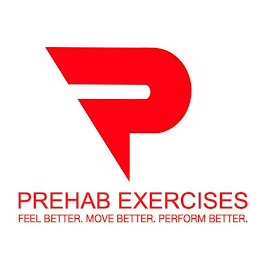 P PREHAB EXERCISES FEEL BETTER. MOVE BETTER. PERFORM BETTER. logo