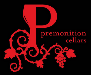 P PREMONITION CELLARS logo
