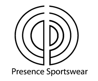 P PRESENCE SPORTSWEAR logo