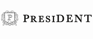 P PRESIDENT logo