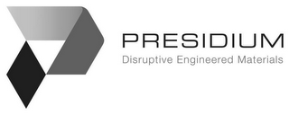 P PRESIDIUM DISRUPTIVE ENGINEERED MATERIALS logo