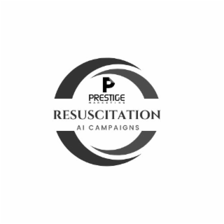 P PRESTIGE MARKETING RESUSCITATION AI CAMPAIGNS logo