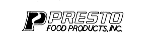 P PRESTO FOOD PRODUCTS, INC. logo