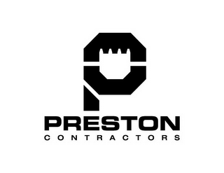 P PRESTON CONTRACTORS logo