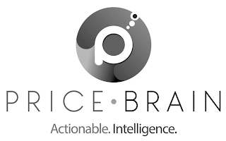 P PRICE · BRAIN ACTIONABLE. INTELLIGENCE. logo
