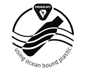 P PRIMALOFT USING OCEAN BOUND PLASTIC logo