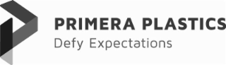 P PRIMERA PLASTICS DEFY EXPECTATIONS logo