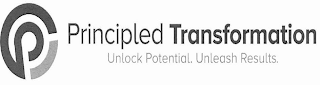 P PRINCIPLED TRANSFORMATION UNLOCK POTENTIAL. UNLEASH RESULTS. logo