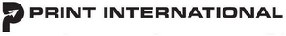 P PRINT INTERNATIONAL logo