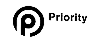 P PRIORITY logo