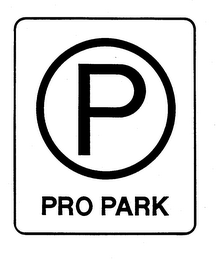 P PRO PARK logo