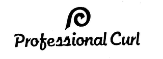 P PROFESSIONAL CURL logo