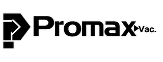 P PROMAX VAC. logo