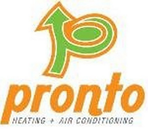 P PRONTO HEATING + AIR CONDITIONING logo