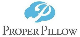 P PROPER PILLOW logo