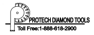 P PROTECH DIAMOND TOOLS TOLL FREE:1-888-618-2900 logo