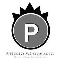 P PROTECTIVE HAIRSTYLE NATION THERE IS POWER IN YOUR CROWN logo
