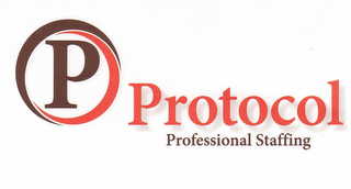 P PROTOCOL PROFESSIONAL STAFFING logo