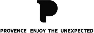 P PROVENCE ENJOY THE UNEXPECTED logo