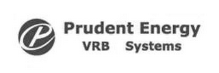 P PRUDENT ENERGY VRB SYSTEMS logo