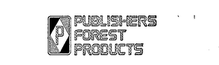 P PUBLISHERS FOREST PRODUCTS logo