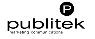 P PUBLITEK MARKETING COMMUNICATIONS logo