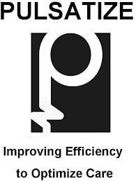 P PULSATIZE IMPROVING EFFICIENCY TO OPTIMIZE CARE logo